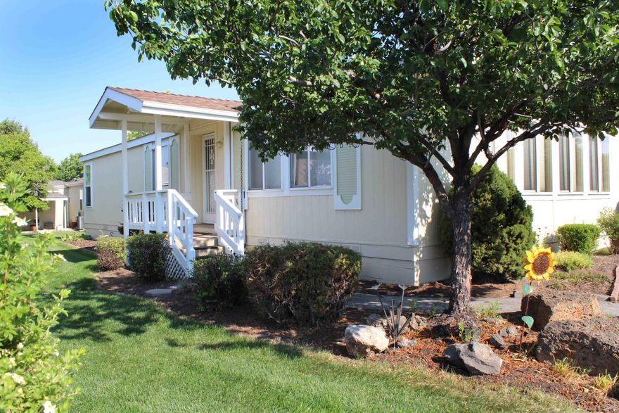 Lovely well maintained Silvercrest home in beautiful 55+ Snowberry Village. This home will hit your sweet spot with its layout & location within the park.  Snowberry Village is located near medical facilities and short walking distance to shopping, restaurants, grocery store, Costco and more. Features include vaulted ceilings, utility room, 2 car attached & finished garage; gas heat, gas water heater & gas range. Refrigerator, Washer, Dryer Included. Newer roof. There is a nicely situated fairly private patio.  Conveniently, this home is near common area, overflow guest parking & clubhouse. Resident-run clubhouse activities for pot lucks, bingo, parties & more. RV parking in the park for extra fee, when available. Space rent includes clubhouse use, street snow removal, water & sewer & lawn mowing. Space rent $595/month. Must see this lovely home in friendly Snowberry Village. Rentals or  subleases are not allowed in Snowberry Village. Owner must occupy.