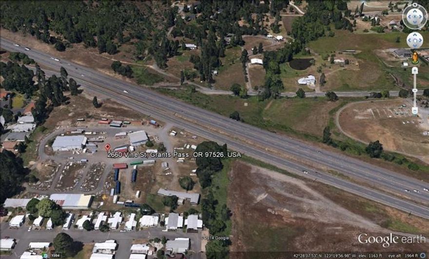 Great place for your new business in Southern Oregon. This property offers many things including in the main building a reception area, office, conference area, with attached work shop that has lots of storage and extra rooms. Also attached is an apartment with 2 living areas and a bedroom with one bath and kitchen. Other buildings are large hanger shop, that also has an office, storage and one restroom, 2 covered storage buildings, and a 3 bed 2 bath house. So much room sooo many possibilities. You must see to appreciate. Prime commercial property call listing agent today for your private tour.