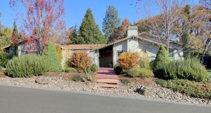 This home has it all! Absolutely wonderful location just a few blocks from the heart of Historic Jacksonville with amazing restaurants, boutiques, coffee shops and wineries. You will love how this home feels from the moment you enter the Mediterranean style courtyard and enter thru beautiful double doors. Single-story open floor plan that flows nicely from the entry to the dining/kitchen, formal living to family room to the wonderful backyard patio. Lots of large windows and natural light. The living room is very charming with an exposed beam ceiling, grand fireplace and floor to ceiling windows. Gourmet kitchen boasts newer cabinetry, farmhouse sink, hard surface counters, island with eating bar, stainless appliances, and gas cooktop. The bedrooms are all spacious with nice closet space and large windows. Having mature trees, lush grass, and a brick patio the backyard feels like a park. This home is truly like no other, this is a very rare opportunity.