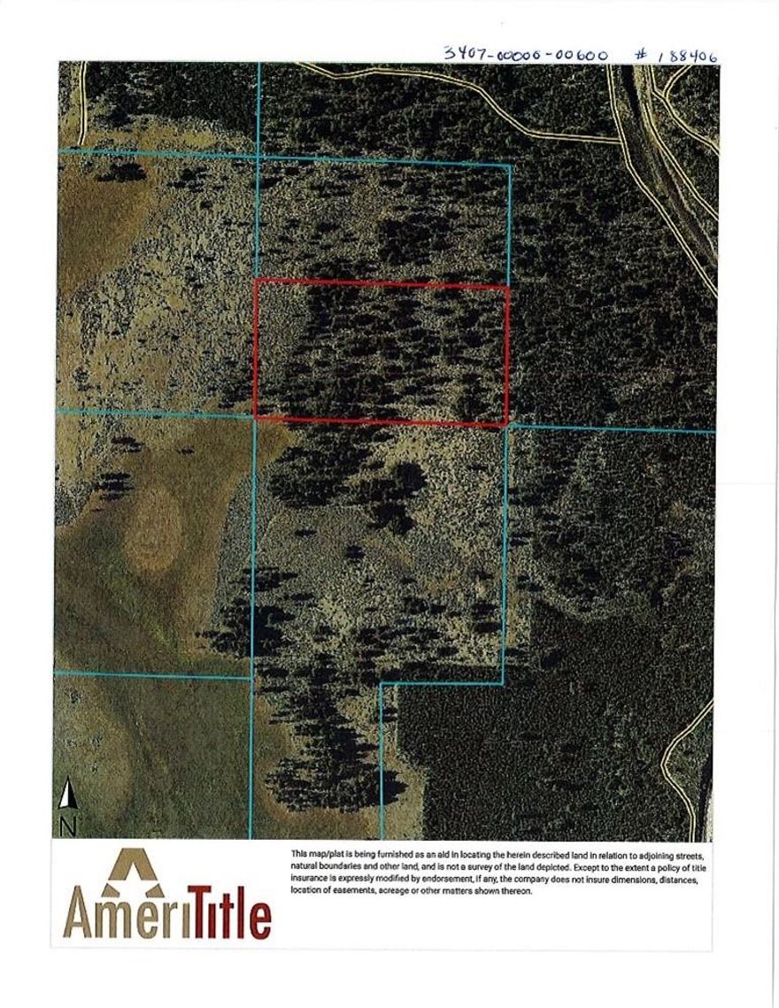 20 Acre parcel near Chiloquin.   Partially treed with National Forest bordering the East boundary.