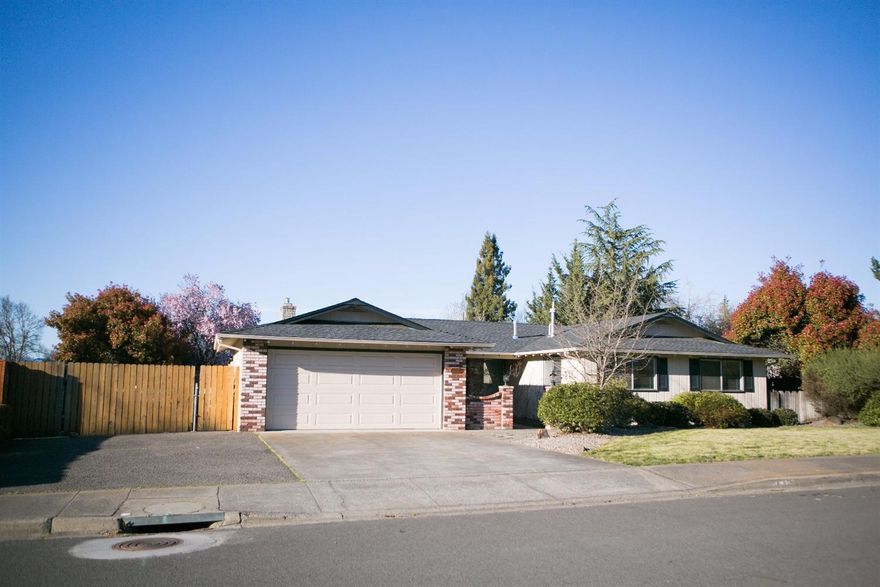 Come see this nice 3 bedroom, 2 bath home in desirable East Medford neighborhood. This home offers separate living and family rooms, one with a nice fireplace and the other with a slider to the private back yard. There was a new, high efficiency gas/electric hybrid heating and air system with Wi-fi enable thermostat and all new duct work installed in 2013. The kitchen has matching appliances and opens up to the family room and dining area. Outside you have a large, multi-level deck and good size private back yard with a large fenced in RV area with electrical hookups. With the right tree trimming and fence this back yard could stay secluded as well as opening up a nice view to the North. This is a great home in an established East Medford neighborhood, come see it while you can because it won't last long. Sellers will have new carpet installed in the living room and carpet in the master bedroom pulled tight prior to the close of escrow.