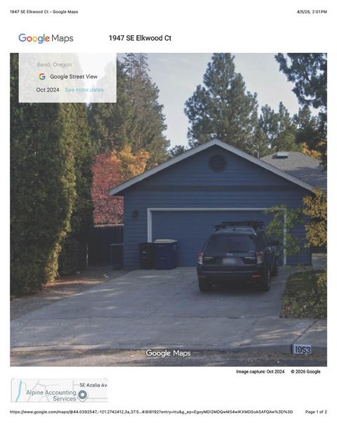 1953 SE Elkwood Court Bend OR 97702