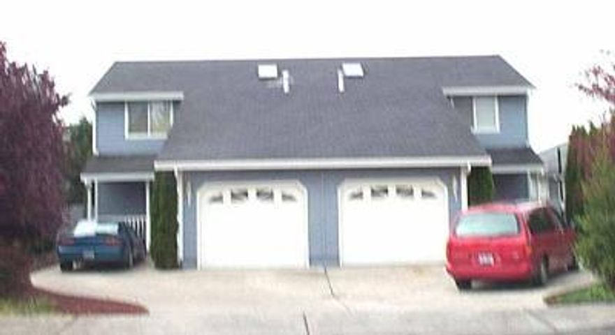 Excellent newer duplex in good area of duplexes and four-plexes. Units are 3 bedroom, 1 1/2 bath with double car garages. Units have r/o, refrigerator and dishwasher. Owner pays water/sewer. Left side will have new carpet. Scheduled rents are $850 and $825.