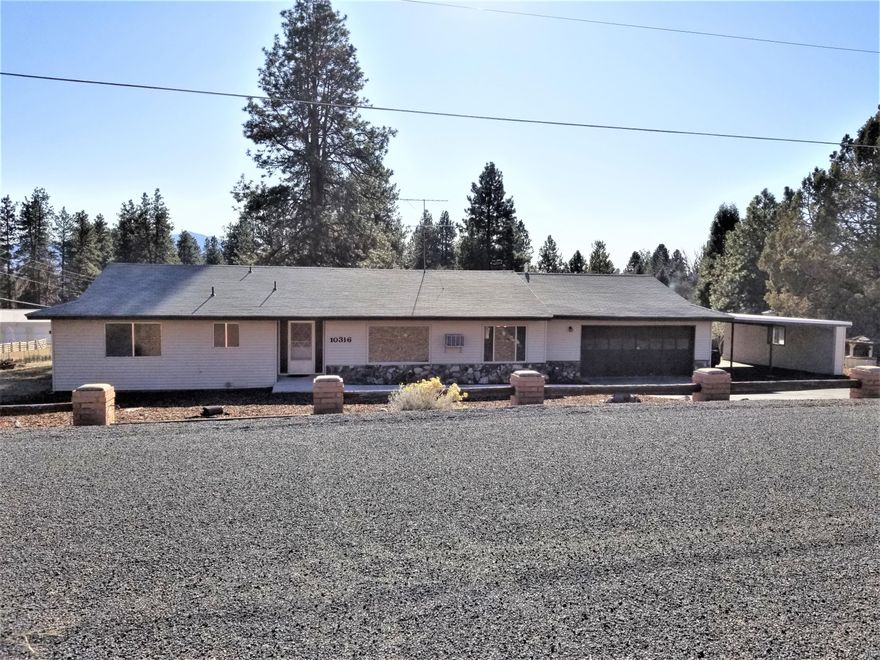 NEW! Septic, Countertops, Flooring, Paint, In a sprawling 3 bed 2 bath home set on over an acre in the peaceful and sought after pine grove. This home has a two car attached garage, a one car detached, a large four space drive through shop, a powered and enclosed gazebo for entertaining and lots of additional parking. It will also come with a one year basic home warranty from First American.