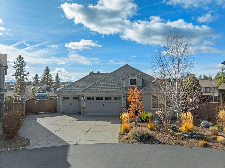 Truly unique property in The Bridges on a LARGE lot with RV Parking and separate workshop. Welcome to this stunning, ONE OWNER, single-level retreat! Step into a vaulted great room that exudes warmth and grandeur, featuring vaulted ceilings, skylights, a striking stone fireplace, and a wall of windows to add an abundance of natural light. 

The heart of the home connects living, dining, and the kitchen. Offering 3 bedrooms, (2 with private ensuite bathrooms).

Exceptional Outdoor Amenities.  Meticulously maintained with a thoughtfully designed xeriscape yard, paver patio and walkways—perfect for low-maintenance gardening, and year-round curb appeal.  Covered back deck is perfect for morning coffee or evening BBQs. 

RV parking behind gated fence and 4+ car driveway. 

A separate versatile workshop is a rare addition and ideal for hobbies, storage, projects, mancave, or she-shed.  

Bridges Amenities:  Rec center, weight room, game room, gym, pool, hot tub & paved trails.