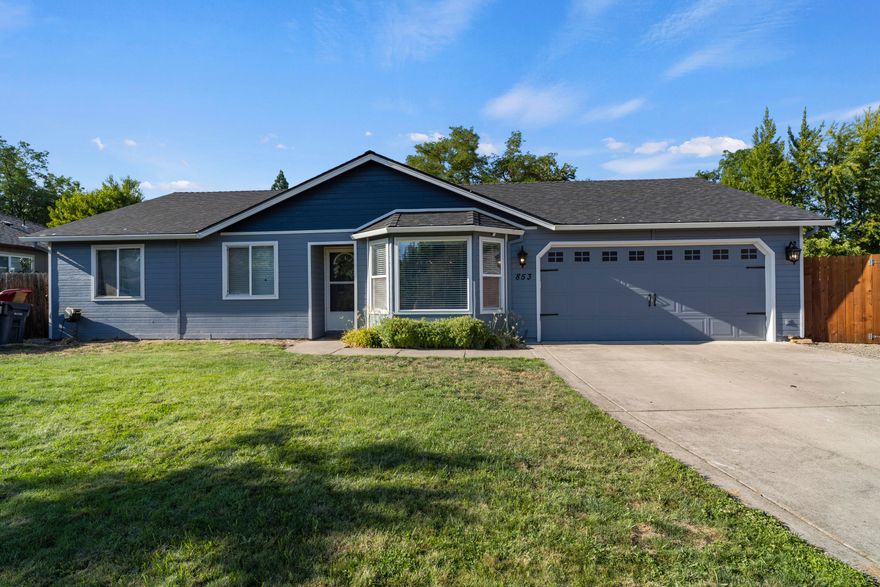 Come see this updated 3 bd 2 bth home boasting a NEW roof, NEW exterior paint, completely remodeled kitchen and updated light fixtures. After a long day you can relax on the patio or take a dip in the pool alongside the custom built deck. Backyard is flat and fully fenced, perfect for pets! Located minutes from Costco, schools, Central Point Town Center, the bus stop and more! Schedule your showing today.