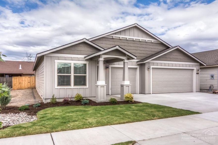 Lot:6704 MonteVista Homes new single-level, 4 bedroom, 2 bath 1,878 sq ft Hope Floor plan in Redmond's Premiere Mirage Community! Featuring an award winning kitchen with quartz countertops, an island w/breakfast bar, a stainless European hood fan and Stainless steel appliances. The Hope is a craftsman style home with open living spaces, spacious master bedroom with well appointed master bath and walk in closet. This high-quality home is located in desirable SW Redmond. Conveniently located near Redmond's Dry Canyon with all of its amenities, convenient shopping and restaurants in Redmond's Historic Downtown. Come see why we're the Central Oregon Builder Association's 2018 Builder of the year! Images are representative of future home, and show what is possible, not what is included.