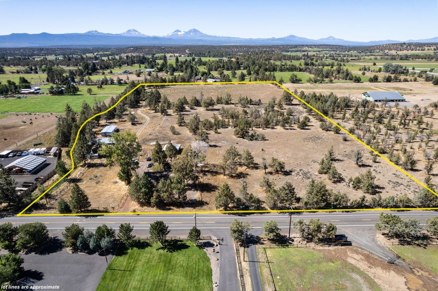 Come build your dream Central Oregon home on this gorgeous19.25 acre property that has 10.5 acres of Tumalo Irrigation rights.  Cascade Mountain views with the original 1930 home, minutes to Bend.