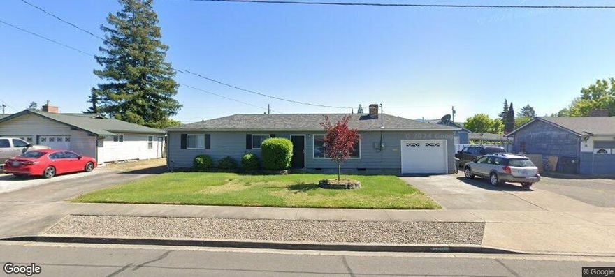 East Medford 3/1 with RV Parking on a .22 acre lot. Room for a large RV in the back with a concrete pad that runs from the front to back. Fenced and gated backyard. Convenient location, close to the Jackson County Airport, Providence Hospital, Schools, Restaurants and shopping. House has newer roof and gutters 2015, New garage door 2018, Split System for heat and air 2023, Rear Fence 2019, Ext. paint 2016, Interior paint 2022. Hot water heater and inground sprinkler system are newer. There is a fireplace with electric insert. A new electric stove and nice nice refrigerator will be included in the sale. City says more dwellings (up to 3) or a shop can be added to the property.