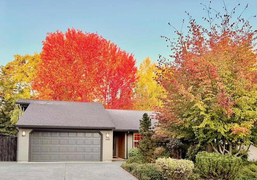 Open House St 1-3pm Oct 25, Charming Single-Story Retreat Just Blocks from Downtown!
Tucked away on a quiet cul-de-sac yet only minutes from the heart of downtown, this meticulously maintained single-story home offers the perfect blend of privacy and convenience. Surrounded by mature trees and professionally landscaped grounds, the property is a peaceful oasis with thoughtful features throughout.
Inside, you'll find a bright and airy floor plan featuring a skylight and sun tube that provide natural light. The kitchen boasts stainless steel appliances, a gas stove, and ample storage, while the primary suite includes a generous walk-in closet.
A versatile office/art studio with a separate entrance provides an ideal setup for creatives or remote professionals. Outside, there's space for a small RV or boat, plus extra driveway parking oversized garage with work shop area 220 for EV charger