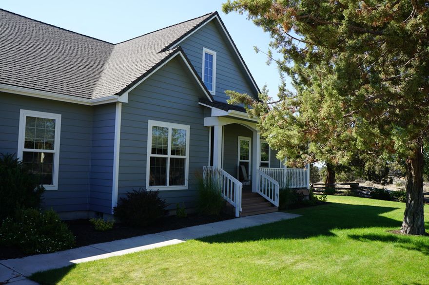 Discover this immaculate 3-bedroom, 2-bathroom home that perfectly blends comfort and functionality. Featuring an open-concept layout with beautiful hardwood and carpeted floors throughout, this home offers breathtaking views of the Cascade Mountains from your living space. Outside, enjoy a large deck with great views. Out back there is a large shop equipped with solar panels and 220-volt power—ideal for vehicles, hobbies, or extra storage. The small landscaped yard includes an in-ground sprinkler system, and there's even a dedicated pad with 220-volt hookup ready for your hot tub to be installed. This well-maintained property is move-in ready and offers the perfect balance of peaceful mountain living and modern amenities.