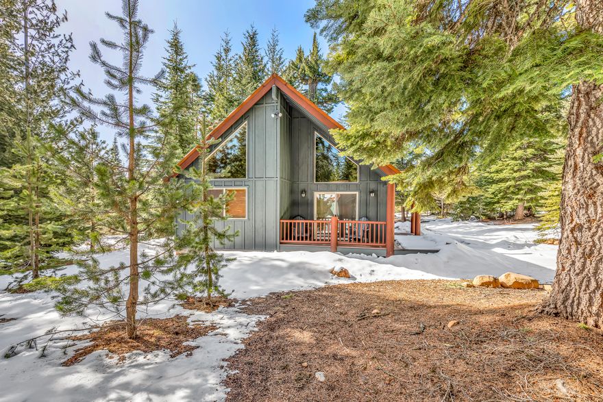 Tucked away in the beautiful mountains of Klamath County, and part of the exclusive Lakewoods Village community, sits this wonderful 3 bedroom, 2 bathroom home with plenty to offer! Sitting on just over 2 acres of beautiful wooded land, this mountain retreat makes for the perfect primary residence, second home or vacation rental! The living room has vaulted ceilings, a cozy wood stove and large windows allowing for plenty of natural light to flow throughout. Each bedroom offers stunning forest views with the primary equipped with a full bathroom and each guest bedroom equipped with a private loft! The property also offers a detached single car garage with a large utility room with sink, perfect for additional storage! Just over 10 minutes from Lake of the Woods and with endless year round activities from fishing, hiking, snowmobiling and more, you won't want to miss out on this enchanting property. Call to schedule a showing today! Visit www.lakewoodsowners.com for more information.