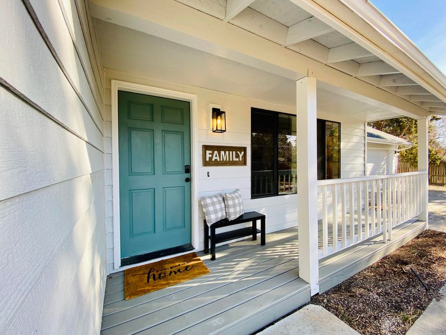 Easy one-level ranch living at the end of a cul-de-sac in a quiet, established neighborhood! Loads of perks and updates in this 3 bed/2 bath home - cute covered front porch, convenient laundry/mud room, and fresh, contemporary finishes including quartz countertops, stainless steels appliances, modernized lighting, and luxury vinyl plank flooring throughout. Vaulted ceilings, bay windows, and skylights add a light, airy feel to the living areas. An expansive, fully fenced backyard offers privacy and a serene space for gardening, hobbies, and fire pit socializing...and there's room for RV or other recreational vehicle parking, too. Quick, easy access to shopping and Bend's best attractions, and all of the outdoor adventuring of Central Oregon within reach. Property shows as STR eligible as of 2/9/22 on Bend city map. Come and see this lovely, light-filled ranch that's equally great as an investment as it is for living.