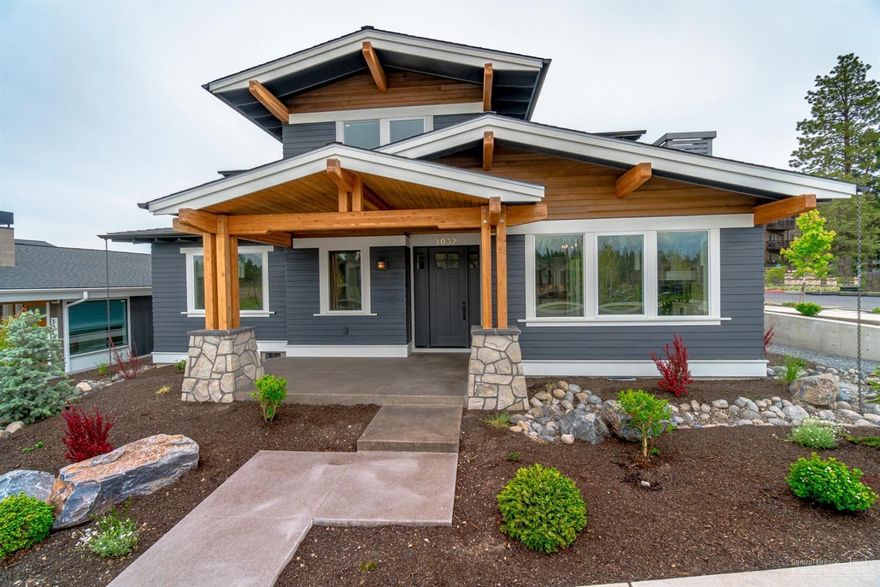 Near completion! New Craftsman style home built by Leader Builders in desirable NWX. This easy light & bright floor plan lends itself to comfort & usability. Large master suite on main, spacious living area w/ gas fireplace, office & pantry enclosed w/ sliding barn style doors. Well appointed kitchen w/ stunning tile accent, designer light fixtures & granite surface. Wide Plank Oak flooring, Custom cabinets & Pro series SS appliances. Second level radiates natural light w/views of Discovery park & Mt Bachelor. Fully fenced w/spacious outdoor living area, two car garage & alley access.