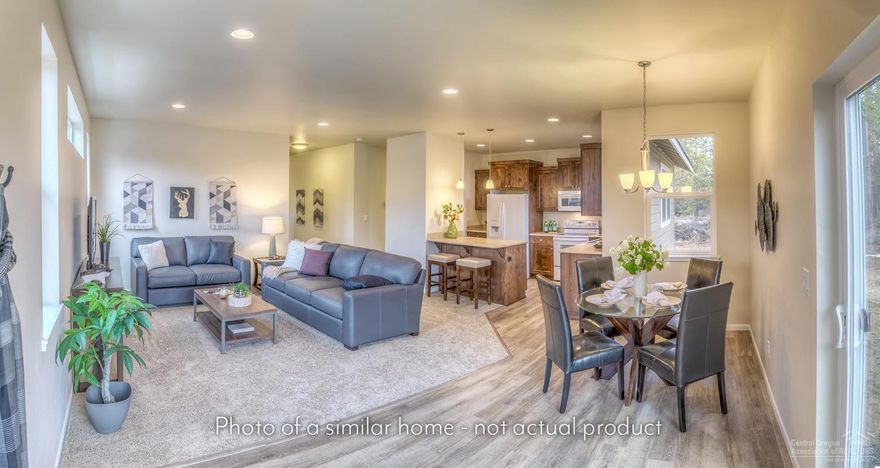 Arbor Builders is proud to offer their very popular Cypress model with a 3 car garage! The home is well appointed with designer chosen finishes including knotty alder cabinets and stainless steel appliances. Outside, you'll find a landscaped front yard with sprinklers that is ready for you! Home is Energy Trust of Oregon Certified. Photos are of same plan, built in an earlier release with a few upgrades. This cute home and efficient floor plan is priced to sell!