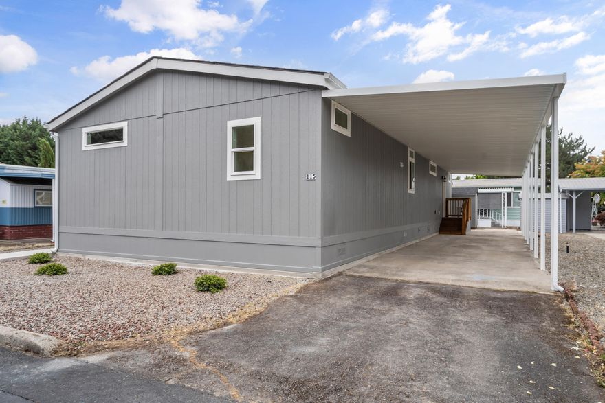 PRICE REDUCTION! Welcome to the peaceful yet exciting Rogue Lea Estates! This 55+ community is conveniently located along the bank of the Rogue River in Grants Pass and offers two ponds, an active clubhouse that includes a library, event hall and a fun loving game room. This new 2025 Fleetwood Evergreen manufactured home is nicely sized at 1,546 sq/ft and features 3 bedrooms and 2 baths. The spacious open concept layout flows incredibly well throughout the entire home and the kitchen is an absolute dream! If you love a kitchen with tons of storage, an enormous island, beautiful backsplash and a farmhouse sink then this is something you definitely don't want to miss! This wonderfully appointed kitchen also includes a full appliance package. This beautiful home is priced to sell fast, so schedule your appointment today before it's too late!