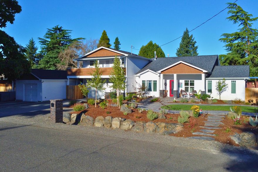 Celebrate the season in this refreshed corner-lot home in Southwest Medford. Newly updated with fresh interior paint, it features a striking double-sided fireplace warming both the formal dining and family rooms—perfect for cozy holiday gatherings. The gourmet kitchen offers a wraparound bar, quality finishes, and plenty of space for entertaining. Two generous primary suites—one on each level—provide ideal flexibility for guests, multigenerational living, or a private retreat.
Outside, enjoy year-round relaxation with a brand-new heated swimming pool, hot spa, gazebo, and fully fenced, beautifully landscaped grounds with stamped concrete. Whether hosting festive get-togethers or savoring peaceful winter evenings, this home is designed for comfort and connection.
Make this season extra special with your own staycation-style sanctuary.