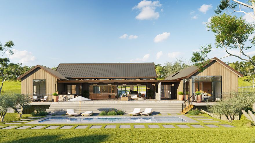 West Coast architecture meets the quiet beauty of Southern Oregon - Set within the gated community of Coleman Hills, the proposed estate by Asher Homes brings together panoramic valley views, elegant living, & Asher's signature attention to detail. This single-level plan spans 3,859SF with 4 bedrooms & 3.5 baths, including a luxurious primary suite. Vaulted ceilings with exposed beams crown the great room, & wide-plank hardwood floors, custom built-ins, plus dual interior/exterior stone fireplaces add warmth & architectural continuity. True to Asher Homes' legacy of sustainable, high-performance construction, they build to Earth Advantage Platinum standards, integrating a 5-stage high-efficiency HVAC system, solar-ready infrastructure, in-floor heating, & fire-conscious design materials. Every Asher build is an expression of precision, sustainability, & livable luxury. At Coleman Hills, those ideals come together in a residence designed not just for today, but for generations to come.