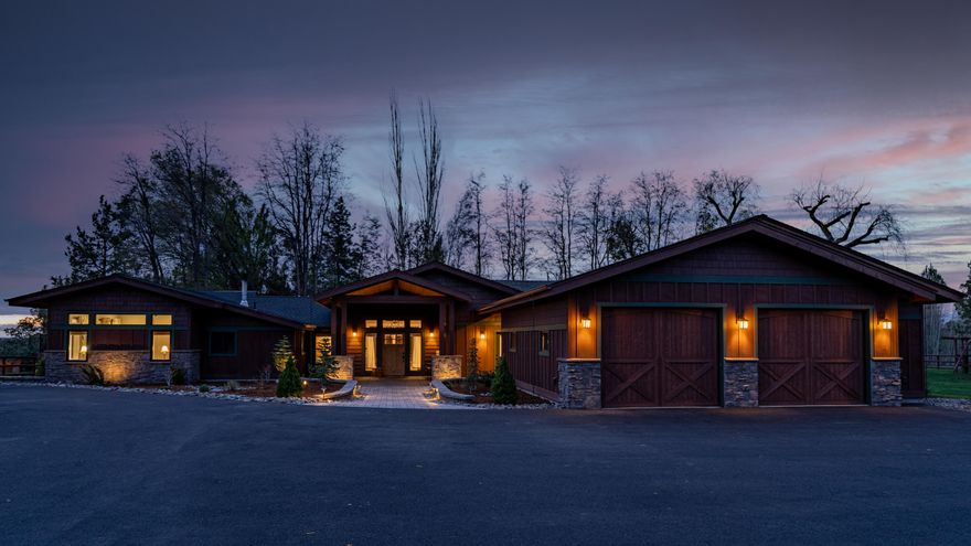 Inspirational Ultra Custom Ranch Home w/ Epic Mtn. Views!  You will find a true haven of peace & tranquility in this authentic small ranch estate; meticulously designed with the homeowner in mind.  Located in desirable SW Redmond w/ fast/direct access to Bend & Sisters, enjoy being ''out & about'' while still being ''in'' for shops & schools.  LVP flooring with chef's kitchen, quartz & granite throughout (only the finest appliances & finishes), a room for everyone; along with a wetbar for the Eastwing and the best covered fireplace patio which captures the serenity of the private pond. Large main level master with expansive windows captures the Cascades like no other. Home has been entirely updated, including 2 furnaces / 2 AC's for both sides (green sense). Don't forget all the out buildings including the  30' X 40' insulated/heated shop w/ tool tack room. This home cannot be beat - make it yours today! *Note: Upgrade Sheet