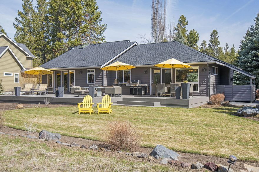 Nestled between the Deschutes River and the National Forest, you won't find a better retreat to jumpstart your summer! Spend your days kayaking, walking the river trails, or enjoying the expansive back deck, watching the ducks (and maybe a few floaties) glide by. However you spend your time, this updated, single level home has everything you need! Turnkey and fully furnished, with 4 bedrooms, 3 baths, & 2170 sq.ft. river life is a breeze! Upgrades include hardwood flooring, solid surface counter tops, and Trex decking.  Located in Central Oregon's best kept secret; River Meadows. The community offers two docks, a boat launch, pickleball courts, community pool, onsite snow plowing, and so much more! All within a short commute to Bend. Summer took a while to get here; spend your time doing the Central Oregon activities that you love! Whether you are looking for an investment, 2nd home, or full-time residence, you'll always feel like you're on vacation when you live on Pony Express Way.