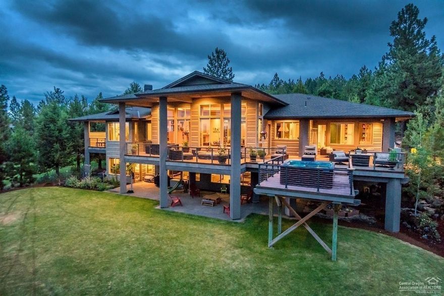 Breathtaking views of the Cascades from this beautiful residence with 6119 SF of living space, on 0.62 ac fully landscaped lot, situated on a cul-de-sac street.Exceptional detail in cabinetry, extensive use of slab granite, oak, slate, high quality carpet, hardwood, dramatic high ceilings, and floor to ceiling windows. 4 fireplaces. All 4 bedrooms are suites, gourmet kitchen with big island and large pantry, oversized living and family rooms, 2 offices, kitchenette, bonus room,1297 SF deck, 853 SF garage