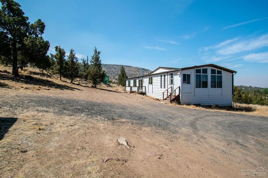 Killer mountain views from Mt. Bachelor to Mt. Jefferson and Smith Rock! Plus beautiful pastoral views. Home is situated on lovely private setting. Freshly painted interior and updated light fixtures, sinks, and faucets.