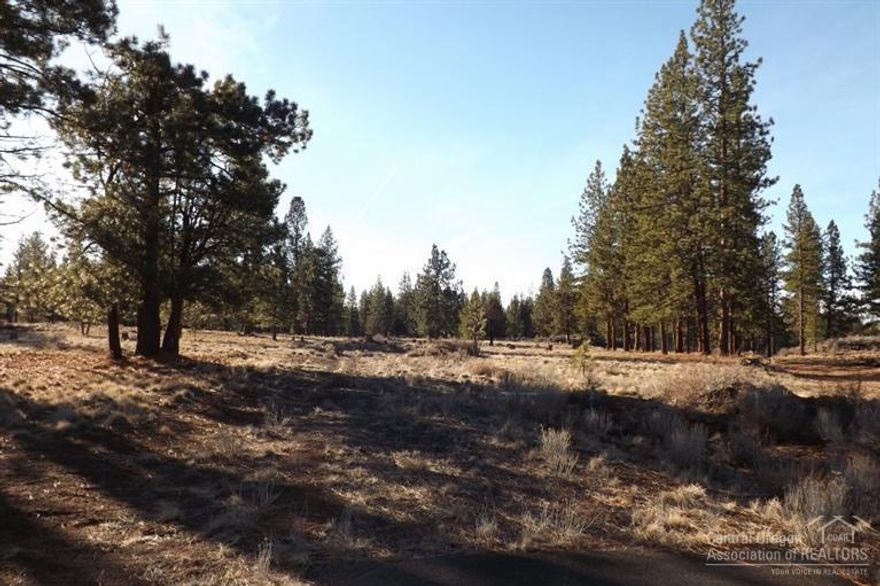 Beautifully treed, private setting on 2.53 level acres in picturesque community of Sunset View Estates is conveniently located in SE Bend & adjacent to BLM land. This homesite is surrounded by 18.75 acres of common area for the exclusive use of land owner. Both homesite & common area can be fenced for horse & llamas. Filtered mountain views from multiple areas on the property. Power is at the property, water line is partially in, and standard septic approved. Build your dream home on this estate homesite.