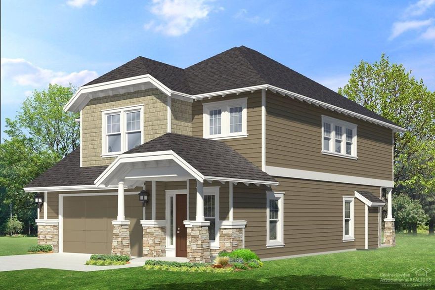 The splendid Williamson floor plan lives large with tall ceilings and spacious living areas. Grand entry way sets the stage for the expansive great room floor plan from award winning Franklin Brothers. Interior features laminate wood floors, quartz counters, charming stone fireplace & open kitchen for entertaining. Master suite offers hand crafted coffered ceilings w/spacious walk in closet, soaking tub and stylish tile shower. Begin building your traditions in this open, light, and spacious brand new home.