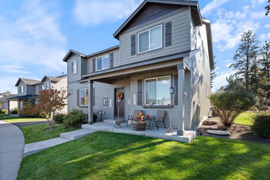 Discover the allure of Clarendon Place, where quaint charm meets modern living in beautiful Bend, Oregon. Nestled on a serene, quiet street, this home features the perfect blend of comfort and style. Experience the epitome of modern living in this stunning 2221 sq ft residence. The main level's open floor plan creates a seamless flow for everyday life and entertaining. Upstairs, retreat to the private primary suite and three generously sized bedrooms. This home offers both spacious communal areas and peaceful private spaces. Conveniently located near Pilot Butte, midtown, and East Side shopping, Clarendon Place ensures easy access to everything Bend has to offer. Imagine living just moments away from outdoor adventures and urban conveniences alike. Affordable home ownership awaits!  Don't let this opportunity pass you by—visit Clarendon Place today and envision your new beginning in Bend's most desirable subdivision. Seize the moment. Embrace the lifestyle. Welcome to Clarendon Place.