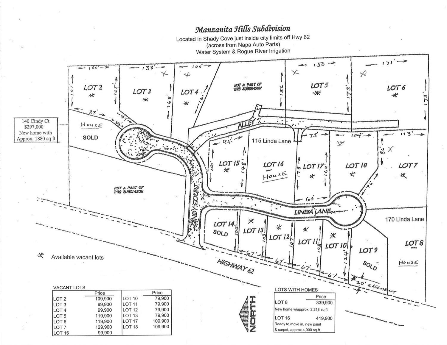 Manzanita Hills - Land