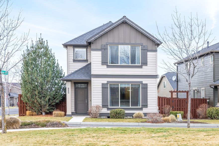 Discover your ideal home in Ochoco Pointe - a charming 2-story residence on a coveted corner lot, just steps away from the park and greenspace. Immerse yourself in
upgraded LVP wood floors that grace the open-concept living spaces, showcasing impeccable craftsmanship at every turn.The well appointed kitchen has quartz
countertops, upgraded wood cabinets, stainless appliances, & is the heart of this home. Cozy up to the gas fireplace with stone accents and read a book or just relax
during those cold winter nights. Upstairs a primary retreat awaits w/large walk in closet, huge bathroom, and even an office space. The upstairs is accompanied by 2
additional bedrooms, & a large bonus room ensuring space for all. Enjoy everything that the Ochoco Pointe neighborhood has to offer, outdoor pool in the summer,
basketball court, endless trails, & even front yard landscaping so you never have to push a lawn mower again. Welcome home!