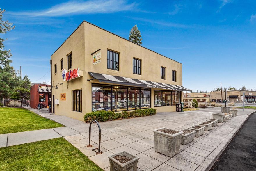 This Hard to find commercial building is in a prime Downtown Bend location with good visibility and lots of traffic. It is just one block from all downtown amenities; restaurants, retail businesses, offices, theaters and The Deschutes River. Downtown Bend has a vibrant social and cultural attitude, with multiple events monthly, all year around, of interest to residents and visitors alike. This office building is currently leased to two tenants. Offices, conference rooms, lobby, work rooms on two-levels, plus small retail space with outdoor seating and a rare basement perfect for extra storage space.