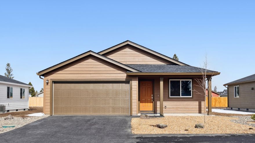 Below-market rate incentives available when financing with preferred lender! Introducing Lennar Homes at Reserve in the Pines. THIS HOME IS MOVE-IN READY! This is the ''Alderwood'' floorplan, a brand new, single family home, offering an efficient layout all on one level. The Kitchen seamlessly integrates with the Great Room. LVP has been extended in the main living areas of this home. The first bedroom can be found off the entry, perfect as a guest suite or home office space. Two additional bedrooms are tucked to the side of the home, including the owner's suite, featuring a walk-in closet and en-suite bathroom. The Kitchen presents quartz countertops, sleek shaker-style cabinets. Everything is included! Fridge, Washer/Dryer, AC, Blinds and Tankless water heater. Enjoy the beauty of a xeriscape front yard with a drip irrigation system. Renderings and sample photos are artist conceptions only. Photos are of similar, or model home - features and finishes may vary. Taxes not yet assessed