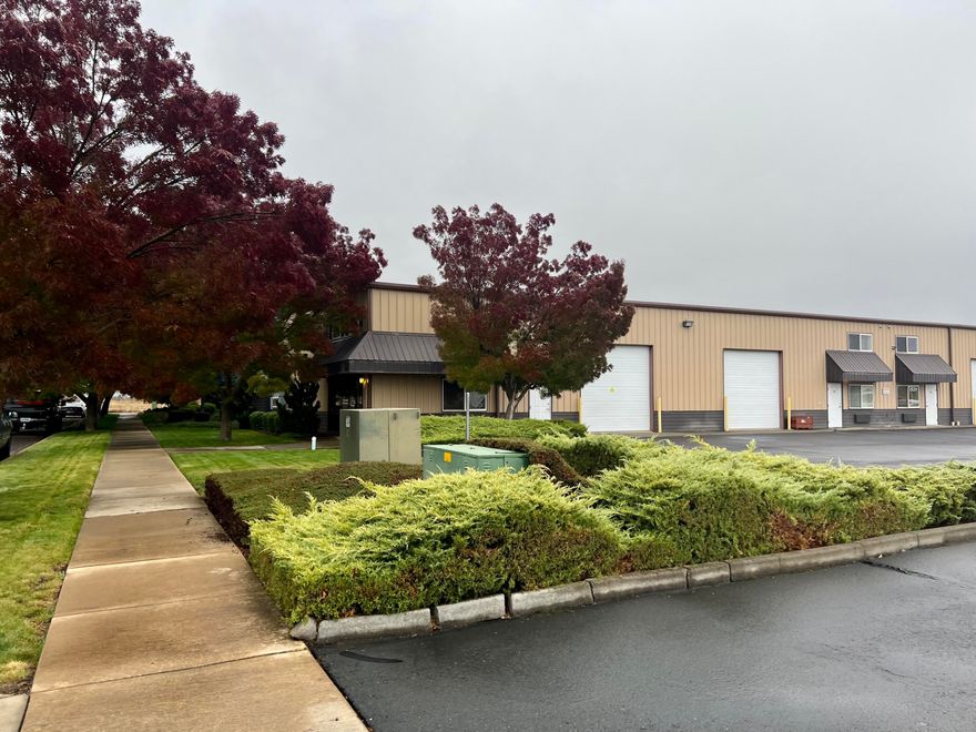 Potential owner-user investment property. All units leased; however, leases expire during first half of 2023. The 14,175 sq ft industrial flex building is in good condition and well maintained. The 0.88-acre site includes an asphalt paved parking area and a small, fenced yard at the south end of the building. The parking area and landscaping is well kept. The building is configured as five separate light industrial units.  There are 5 parking spaces per unit. The roof is metal and is in good condition.  There are five units in total. Each unit has a small office area, some units have additional office space or a mezzanine area on a second level. The office areas have their own heating and cooling systems.  The assembly/warehouse areas are heated with gas. Each unit has an ADA restroom in the shop area. One unit has two restrooms.  Most tenants have had long term occupancy. Seller will carry financing for approved buyer.