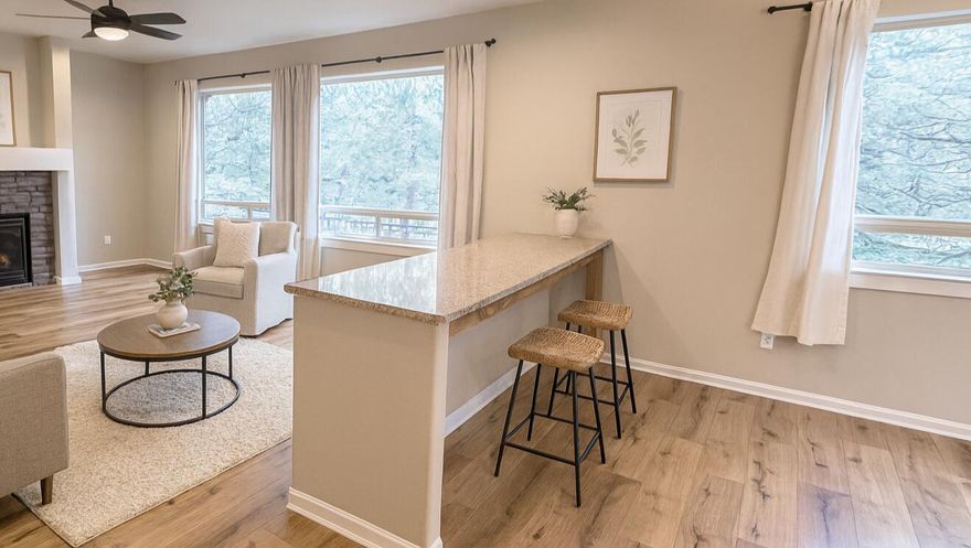 Stylish Living in the Heart of Bend
Experience modern comfort in this beautifully maintained 4-bedroom, 2.5-bath home, ideally located in one of Bend's most vibrant neighborhoods. Built in 2014 and move-in ready, it offers a seamless blend of style, function, and convenience.

The open-concept layout is perfect for entertaining or relaxing after a day on the trails or enjoying Bend's renowned breweries. The sleek kitchen features upgraded appliances, clean lines, and plenty of storage—perfect for daily life or group dinners.

Upstairs, four spacious bedrooms offer flexibility for remote work, guests, or roommates. The primary suite includes a private bath and generous walk-in closet—your modern retreat.

Enjoy quick access to downtown, local colleges, shopping, and outdoor adventure. Friendly neighbors and a laid-back community vibe make this home a standout.

Virtual staging highlights the home's full potential—imagine your life here.. 
Inquire about renting monthly.