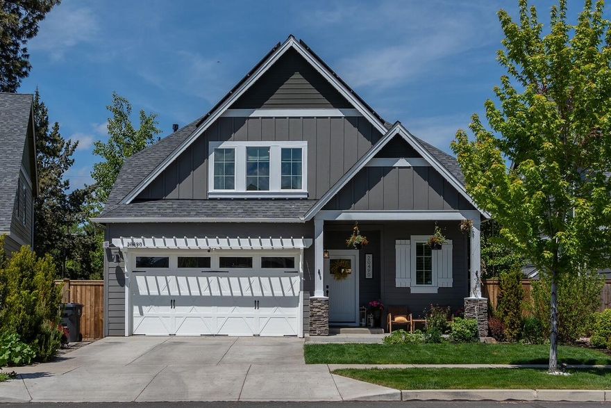 Motivated sellers! Discover unparalleled charm in this stunning 4 bedroom, 2.5 bathroom residence nestled in the desirable Old Farm district overlooking the canal - 5 minutes to Old Mill, 10 minutes to downtown and half a mile to Silver Rail elementary school.  This home seamlessly blends elegance with a cozy ambiance, showcasing exquisite custom upgrades throughout.  The first-rate kitchen features pristine white shaker-cabinets, bespoke built-in cabinetry, a farmhouse sink, Bosch appliances, and sleek Quartz countertops.  The inviting living room centers around a striking floor-to-ceiling stone fireplace, complete with a unique wooden mantel, side built-in cabinetry, and offers picturesque views of the beautifully landscaped backyard. Inside, you'll appreciate the meticulously customized wood paneling, enhancing the farmhouse aesthetic, and authentic barn doors in the primary bedroom. Beautiful custom landscaping, new solar energy, new EV Car hookup, and more!