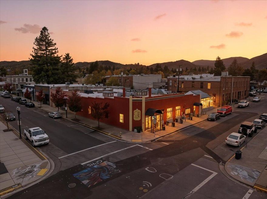 Prime Restaurant or Retail Opportunity in the Heart of the Grants Pass Historic District. 234 SW 5th Street offers exceptional visibility and foot traffic in the vibrant Grants Pass Historic District, placing your business in one of Southern Oregon's most dynamic commercial areas. Located in Owl Plaza, a popular downtown destination, this property blends character, convenience, and adaptability. Featuring ±10,000 SF of open, customizable space with high ceilings and large storefront windows, atrium dinning, it's ideal for restaurant, retail, or event concepts. Completely rebuilt in 2010, the property includes updated plumbing, electrical, HVAC, ADA restrooms, and a fully equipped commercial kitchen. Outdoor seating opportunities boost curb appeal, while ample free parking ensures easy access for guests and staff. Offering unmatched exposure, flexibility, and charm, 234 SW 5th Street is ready to bring your business vision to life.