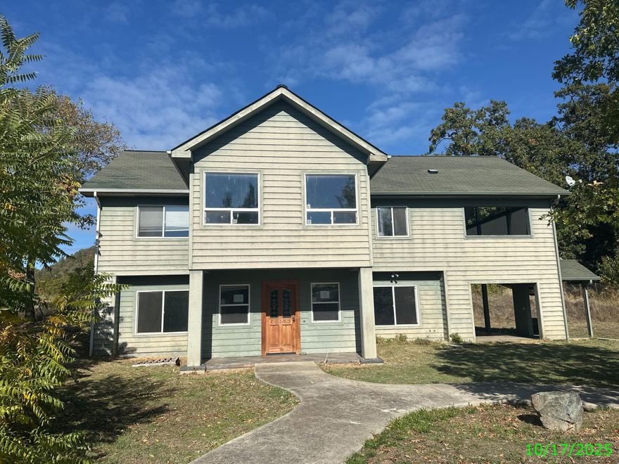 Opportunity is knocking!!  WOW.... built in 2000, and partially through a remodel, you can take this 2500+ square foot home on over a 1/2 acre and make it your dream!!  Privacy is here with room for all your toys and close to I-5 for easy access North or South.   Not only that, we have public water and sewer.  It doesn't get much better than this!