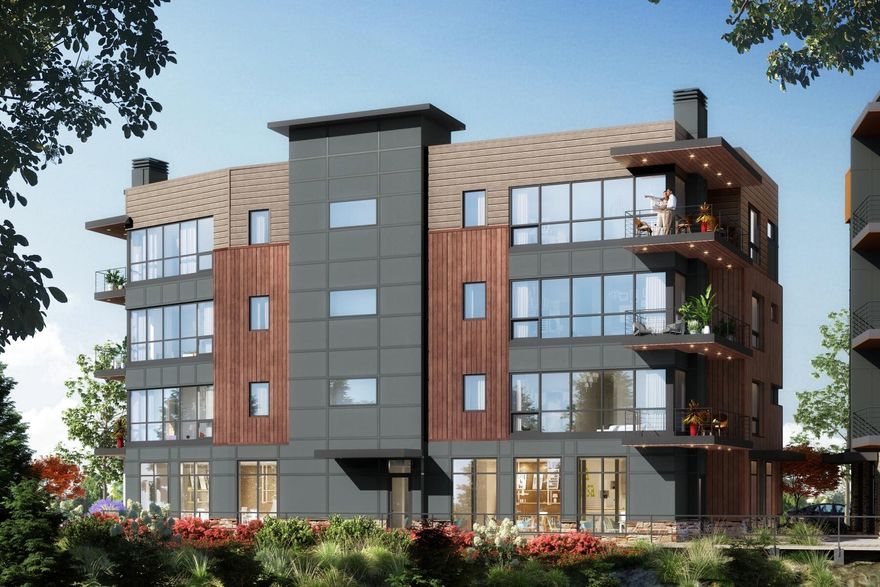 Discover mountain luxury living at The Ridge, a new development overlooking the Deschutes River on Bend's westside. These 33 beautifully designed condominiums offer comfort, style, and convenience with retail and dining below. Located in the Summit building, the second of 5 iconic spaces by Wolf Construction, this phase includes 4 units on each floor with a private parking garage and storage space below, all accessible via elevator. Each home features open-concept floor plans, private corner balconies, large windows, luxury finishes, and sightlines of the river and iconic Old Mill smokestacks below. This unit in particular is on the 2nd floor and features the Daylight design package by Domaine Design House. Whether you're seeking a full-time residence or a vacation retreat, these condos provide the perfect mix of tranquility and urban accessibility. Come experience upriver elegance at the Ridge.