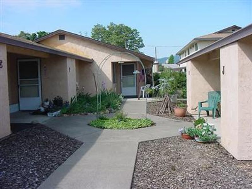 Unique opportunity! 10 units, all are one bedroom, one bath, with living room, dining room, kitchen and storage area. This project also has an office with a half bath and a laundry facility with two washers & two dryers. Also on site is a 10 foot x 12 foot storage shed used to store maintenance equipment. Great central location, just a short distance from down town Central Point. Immaculately maintained inside and out. Rents are all $640.00 per month. This is a Senior HUD project and the tenants love this place.