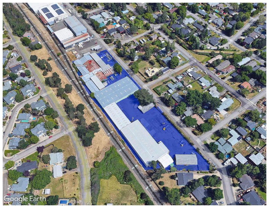 Approx. 53,275 Sf.(4.08 Acre)  Industrial Facility located in the heart of Phoenix, Oregon.  Approx. 1/2 of the property is leased for $15,000 per month NNN on a 5 year term with 3% Annual increases.  Amenities include two General Industrial zoned tax lots, fire suppression sprinklers, dock high and grade loading, two office buildings, and heavy power.

Approx. building dimensions are as follows:
4,080 Sf. of Office Space (Two Buildings);
43,635 Sf. of sprinkled industrial space (Three Buildings);
5,560 Sf. of covered space (much of it sprinkled);

Please note that there is additional space (estimated at 15,000 sf.) which is not included herein as building area due to its state of disrepair.  

Notice:  No warranty or representation, express or implied, is made as to the accuracy of the information contained herein; all information contained herein is subject to change, errors, and is subject to your independent verification.