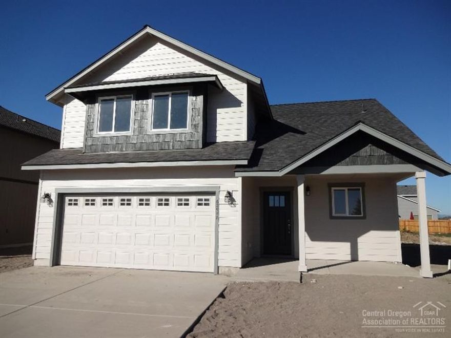 Just completed and ready to move in! Quality new construction in NE Bend close to hospital, schools, shopping and Mtn. View Park. Open great room floorplan with gas fireplace and stylish kitchen with quartz countertops, white cabinetry and stainless steel appliances. Main level master suite with dual vanity and walk in closet. Upstairs features a huge bonus room with Cascade Mtn. Views and 2 additional bedrooms. Fully landscaped with fenced yard.