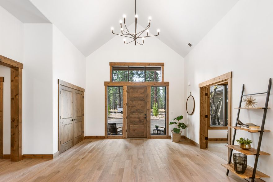 Step inside this 4-bedroom home and experience thoughtful single level living, perfectly suited for both everyday and vacation living. The primary suite is a haven for privacy and relaxation with a free standing bathtub, separate tiled shower and exterior access to the patio. The kitchen features stained knotty alder cabinetry, stainless steel appliances, 6-burner cooktop, wall oven/microwave and walk-in pantry. Large quartz island provides additional seating, storage & prep area. The great room seamlessly blends living, dining, & entertaining areas into one open and inviting space. Whether relaxing by the fireplace, preparing meals in the gourmet kitchen, or unwinding on the outdoor patio, every moment in this home is designed to be enjoyed to the fullest. Don't miss your chance to own this exceptional property where luxury meets functionality in every corner!