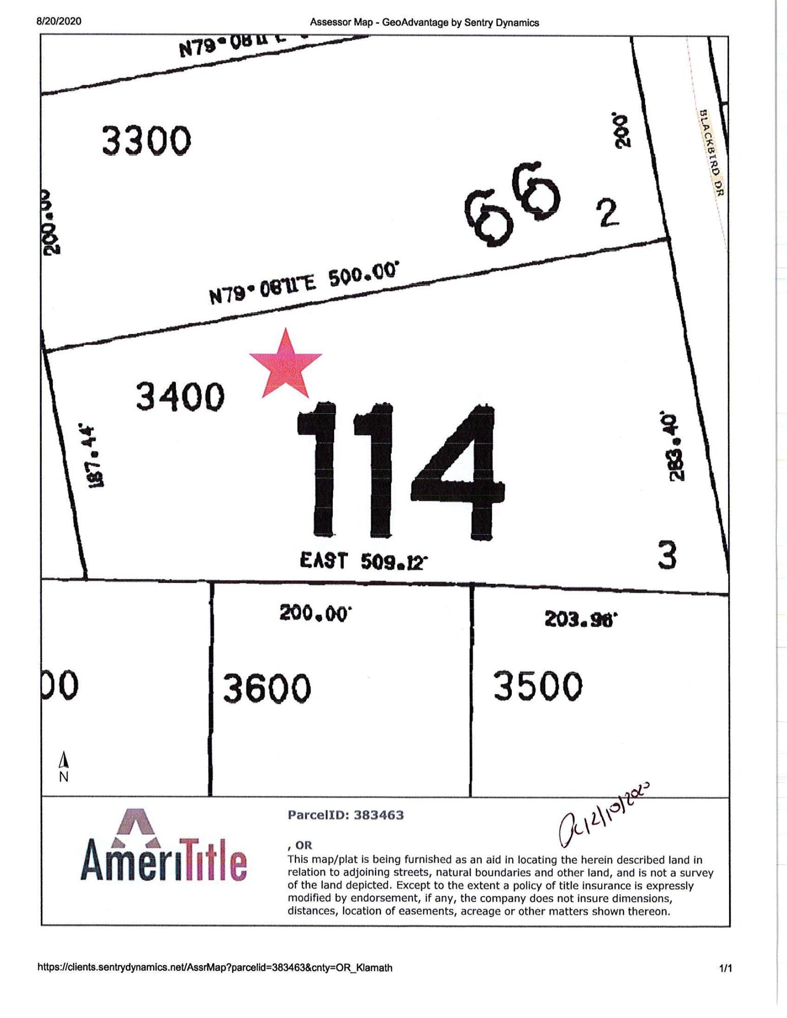 Klamath Falls Forest Estates -Hwy 66 Unit -Plat No. 1 - Land