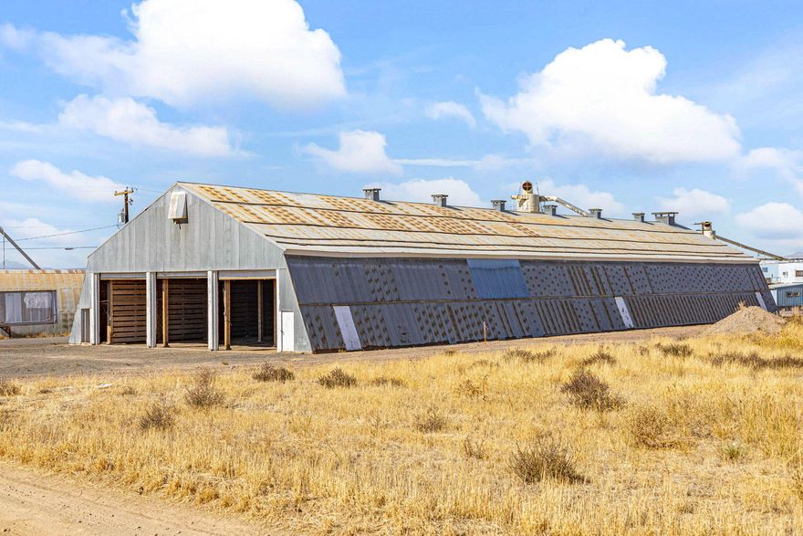 This is your chance to lease 13,200 square feet of space in the Madras Industrial Park.  The building was an agricultural use building.  Giant spaces.  5 overhead doors.  Lighting.  Abundant electricity, water.  This building has many uses.  Landlord improvements may be negotiated, with additional rent.  Call today for a tour.