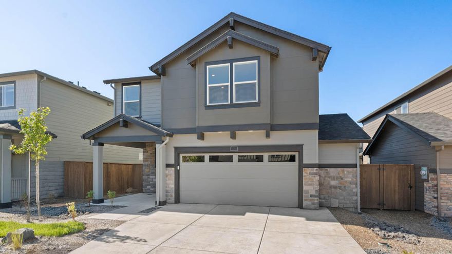 Welcome to the Pacific floor plan at Stevens Ranch, a vibrant new home community in Bend, Oregon, just minutes from the exciting new library development. This spacious 2,332 sq. ft. two-story home offers 4 bedrooms, bonus room, office, and 2.5 bathrooms - perfect for modern living. Step inside to a welcoming entryway with a convenient powder room and flexible office space. The heart of the home features an open-concept living area with a cozy fireplace, a bright dining room, and a chef-inspired kitchen with quartz countertops, shaker cabinets, upgraded stainless steel appliances, and a walk-in pantry. Take advantage of a SPECIAL RATE and CLOSING COST incentive when you use the builder's preferred lender! Don't miss this opportunity to live in one of Bend's most desirable new neighborhoods! Photos are representative; actual features and specs may vary. Contact us today for your private tour!