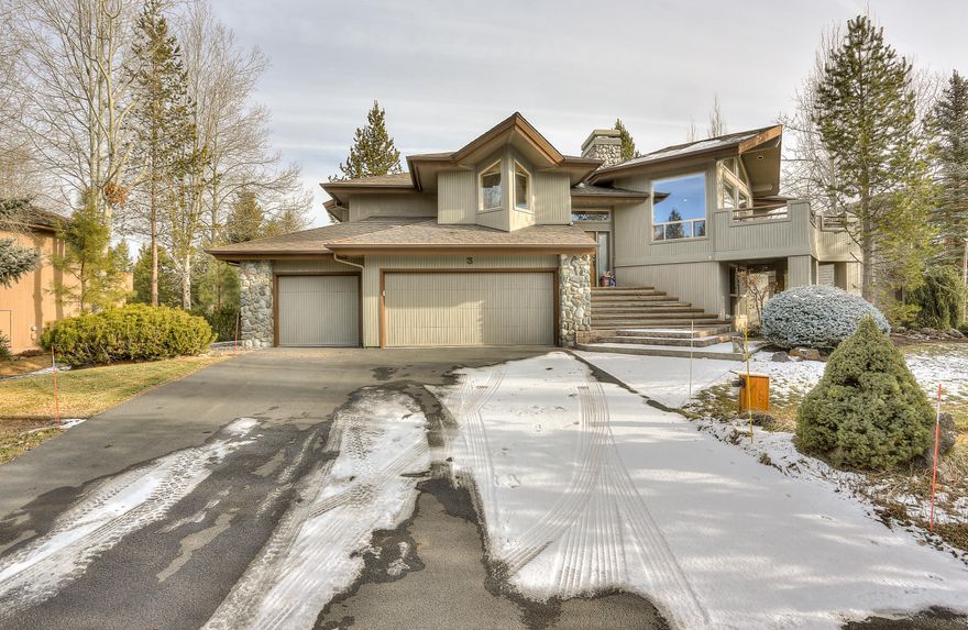 Come see this beautifully turnkey, fully furnished and thoughtfully remodeled Sunriver retreat, perfectly set on a spacious, low-maintenance .38-acre lot. Vaulted ceilings, skylights, and walls of windows flood the open great room with natural light, while the cozy wood-burning Extraordinaire fireplace & rich hickory floors create warm mountain charm. The updated kitchen shines with granite countertops, tile accents, Cherrywood cabinetry, breakfast bar, and inviting dining nook.  With 4 bedrooms, 3 bathrooms, and flexible sleeping spaces, the home comfortably accommodates up to 10 guests. Additional features include a wine cellar, A/C, 3-car garage w/ shop area/gear storage, private fenced yard with dog run, and a spacious deck w/ hot tub and BBQ, surrounded by park-like landscaping. Enjoy miles of biking & walking paths, golf, tennis, kayaking, owner marina access, shopping, dining—& Mt. Bachelor & Cascade Lakes just 20 minutes away. A true turn-key getaway & proven vacation retreat