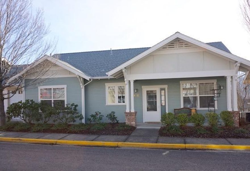 Exception views of Ashland and surrounding hills in this top floor condominium home! This feels like a single family home with entry from the street and the garage, covered front porch and large balcony off the living room. Glistening hardwood floors welcome you and a gas fireplace for those cool, winter days. Interior painting just completed in late 2016. Unit has new roof as of 2014 and recently been painted on exterior as well. Large master suite, walk-in closet and even a frosted window in the bathroom for natural light. Close to the clubhouse and community dining room too. Great opportunity -- these do not come along very often so do not miss seeing this beautiful property.