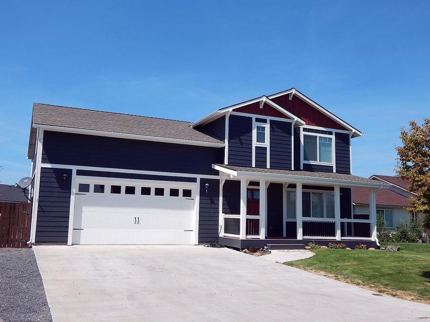 This upgraded custom built home by Dave Larson was built in 2007. The kitchen has granite counters, custom cabinetry, stainless steel appliances, walk-in pantry and breakfast island. There is surround sound throughout the home, including in the theater room! The Master Suite features double doors, soaking tub and stand-up shower, along with a walk-in closet. A fully landscaped yard including sprinklers, covered front porch, and covered back patio for entertaining with gas BBQ hookups. An instant hot water system, and even security system, puts this home as a must see!