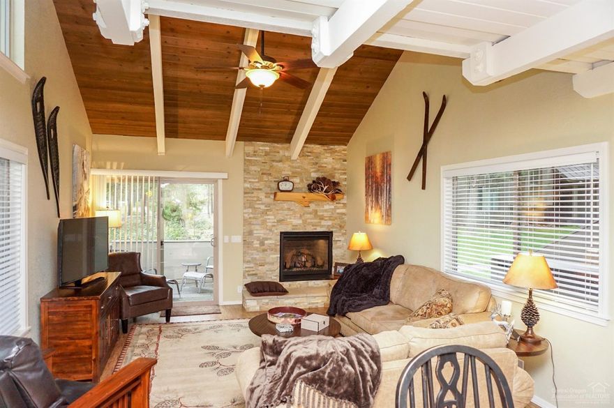 Must see - complete remodel of delightfully pleasing Tennis Village condo. Dual master suites (1) on each level with separate flexible lofted living area / sleeping space. Property has been thoughtfully designed to maximize function down to every last detail. Ask for remodel summary / upgrades list. Rental projections available. Enjoy park like treed setting via multiple decks and have fun using large private feeling grassed common area just outside your front door. Ideally located inside the resorts core area within close proximity to Sunriver Village, Sage Springs Club Spa, Great Hall Complex and Main Lodge.